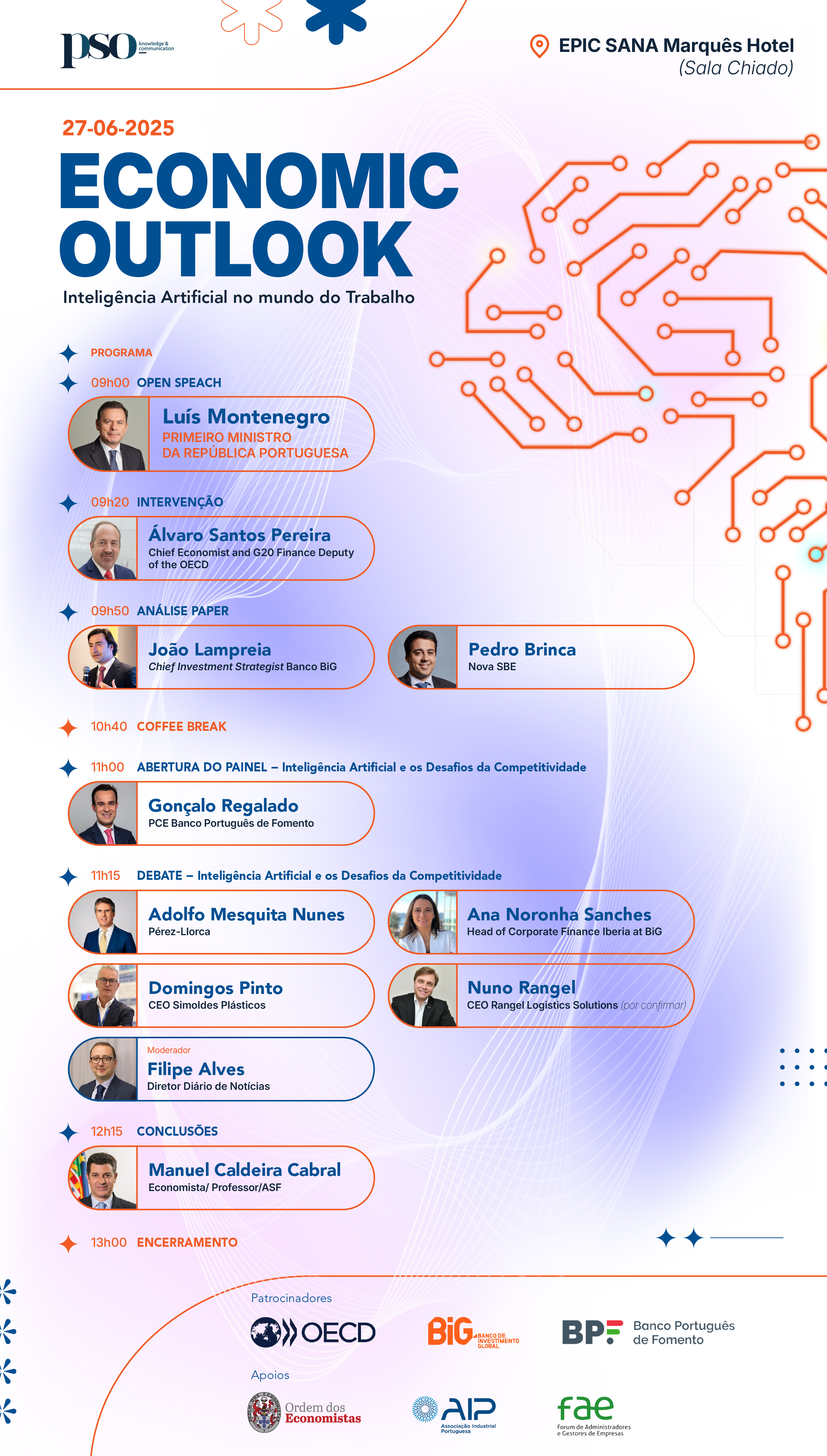 Programa - Conferência Economic Outlook 2025